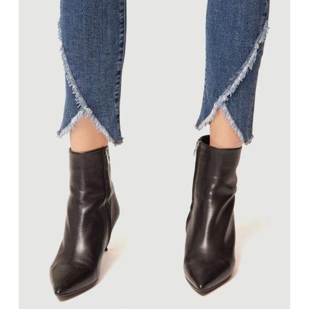 Frame Denim Cristallo Jeans Asymmetrical Hem - Picture 3 of 3